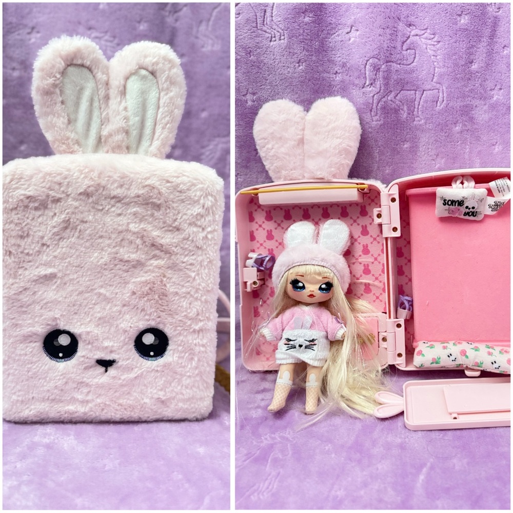 NaNa Pink Bunny Doll Set
